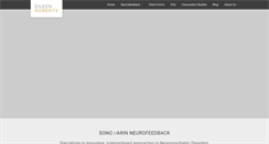 Desktop Screenshot of eileenrobertsphd.com